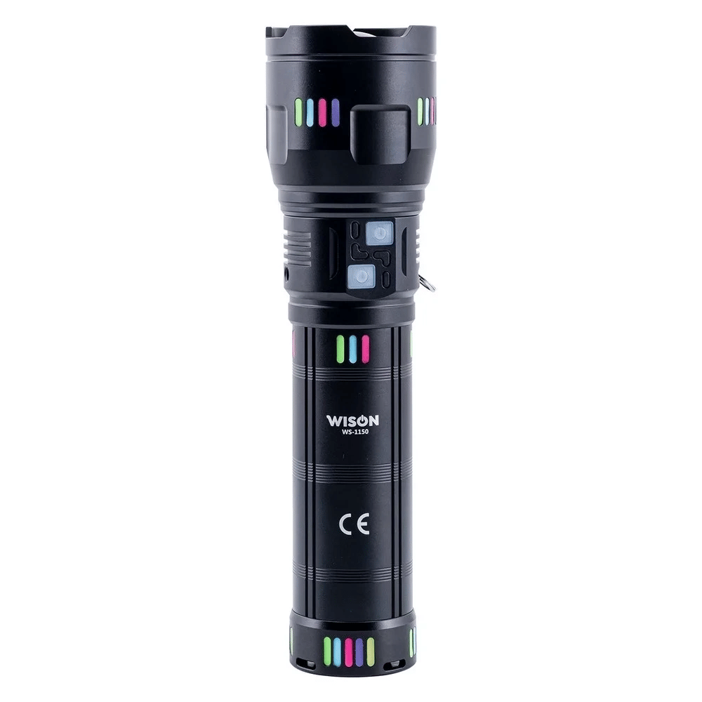Ws-1150 Uzun Menzilli 60 Watt 5500 Lümen Profesyonel Güçlü El Feneri Bx40