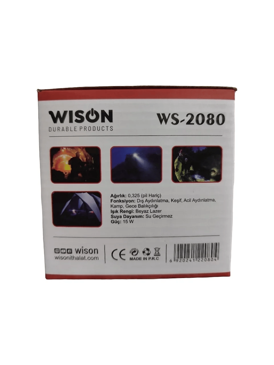 Ws-2080 Profesyonel Kafa Lambası 3000 Lümen 40 Watt Bx40