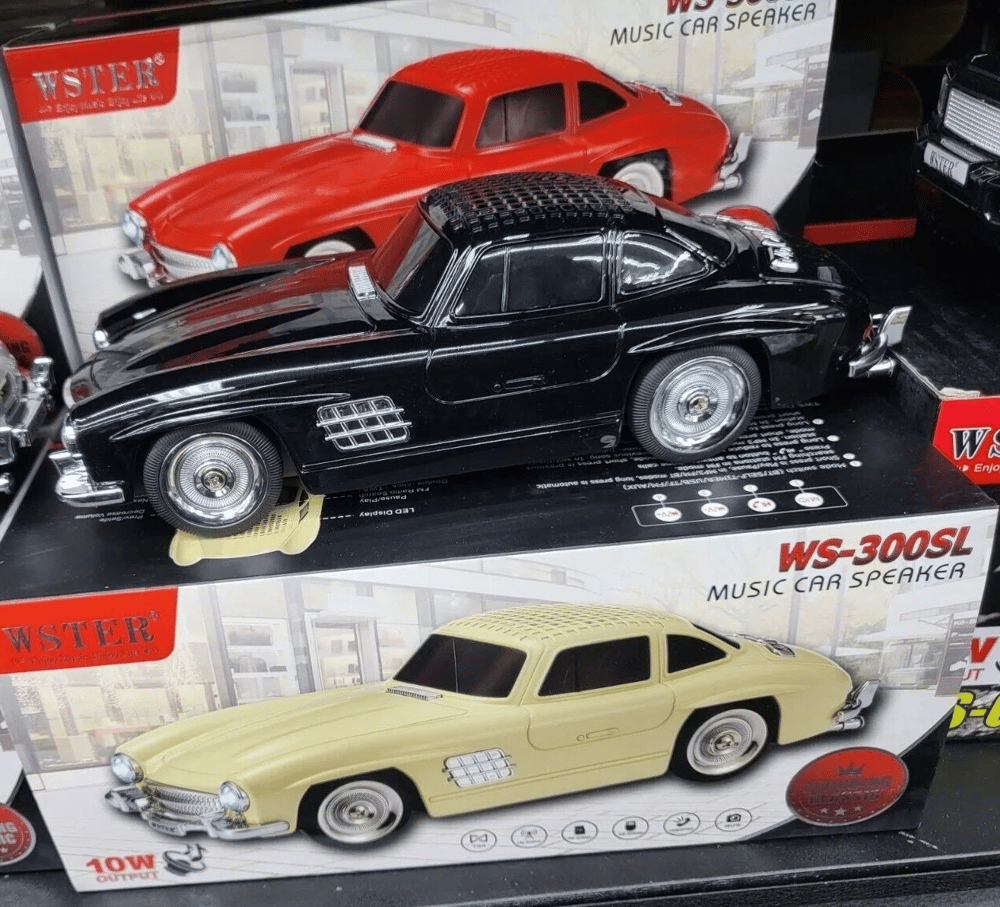 Ws-300sl Klasik Benz Model 10w Bluetooth Hoparlör Fm Radyo Usb Bx40