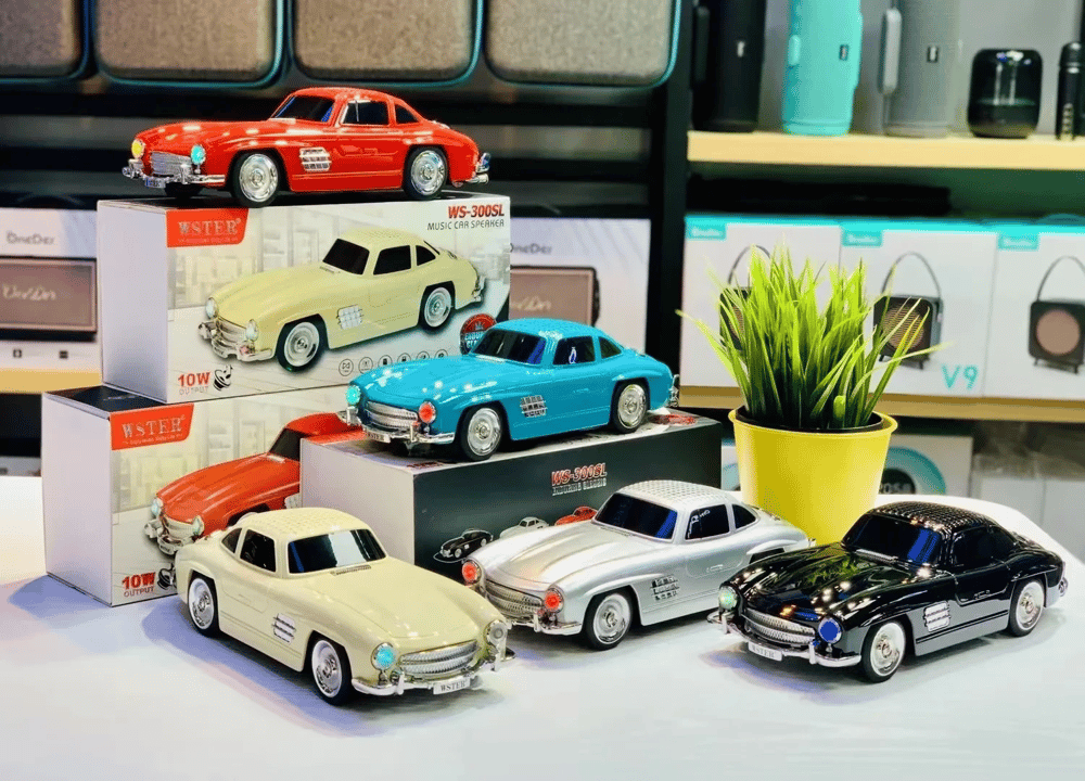 Ws-300sl Klasik Benz Model 10w Bluetooth Hoparlör Fm Radyo Usb Bx40