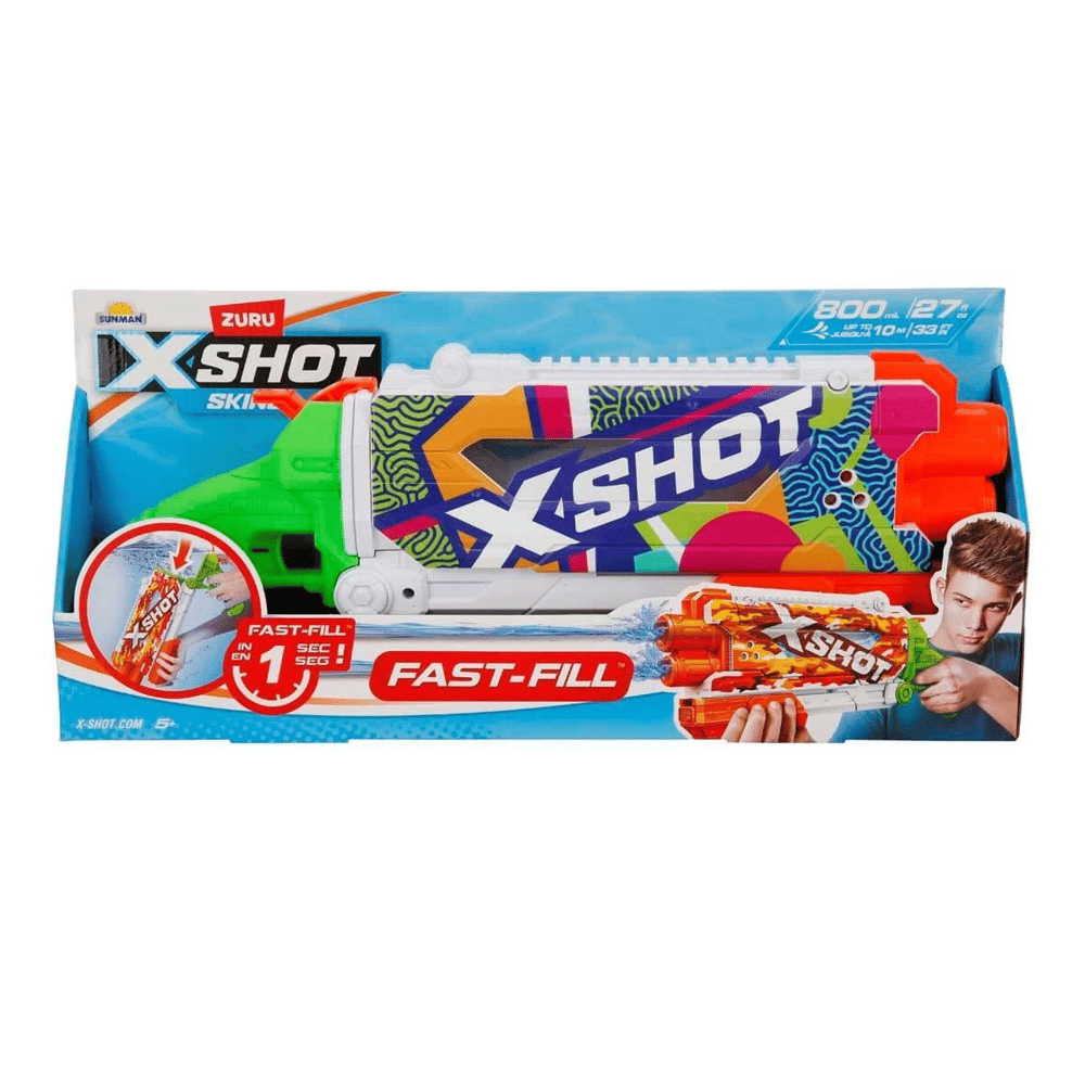 X-Shot Skins Pump Action Fast Fill Su Tabancası 49,5 cm - S00004584