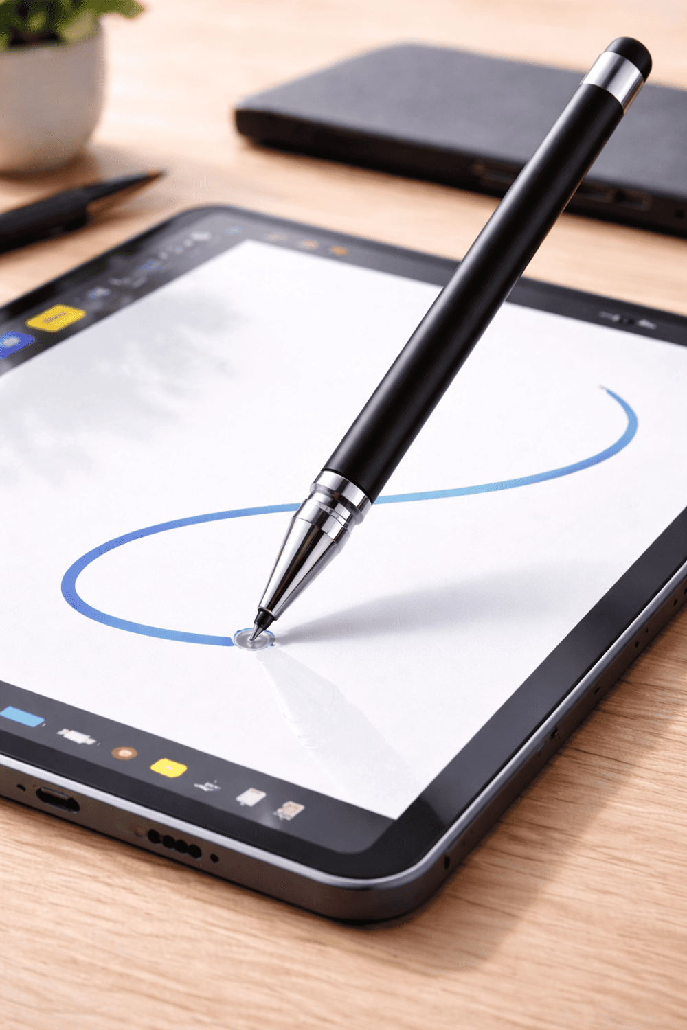 Xiaomi Redmi Note 12 Pro 4g Uyumlu Dokunmatik Stylus Kalem Disk Uçlu Hassas Tablet Telefon Çizim Kalemi