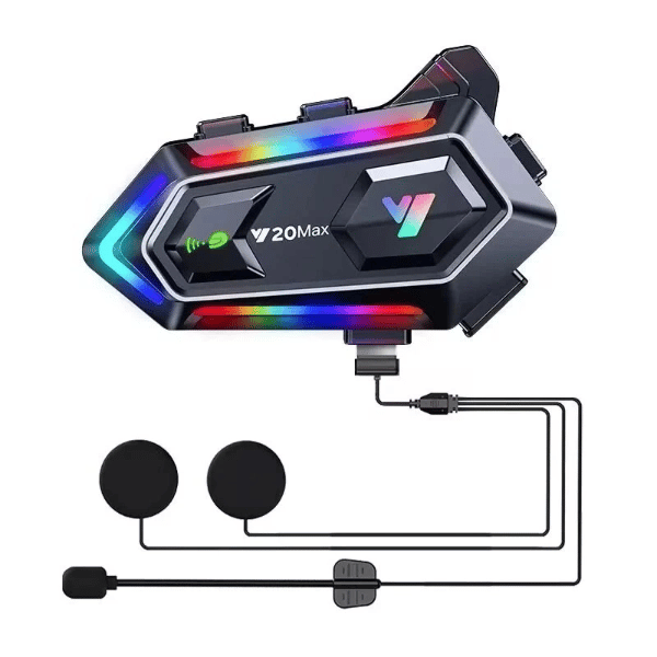 Y20 Max Kablosuz Motosiklet Kask Intercom