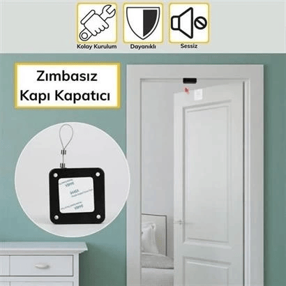 Yangına Dayanıklı Sıva Üstü Tüm Kapılar İçin Uygun Otomatik Kapanan Hızlı Otomatik Kapı Kapama