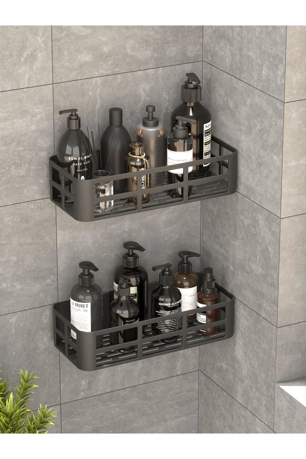 Yapışkanlı Duvar Rafı organizer banyo rafı duş rafı mutfak rafı havluluk sabun krem şampuanlık