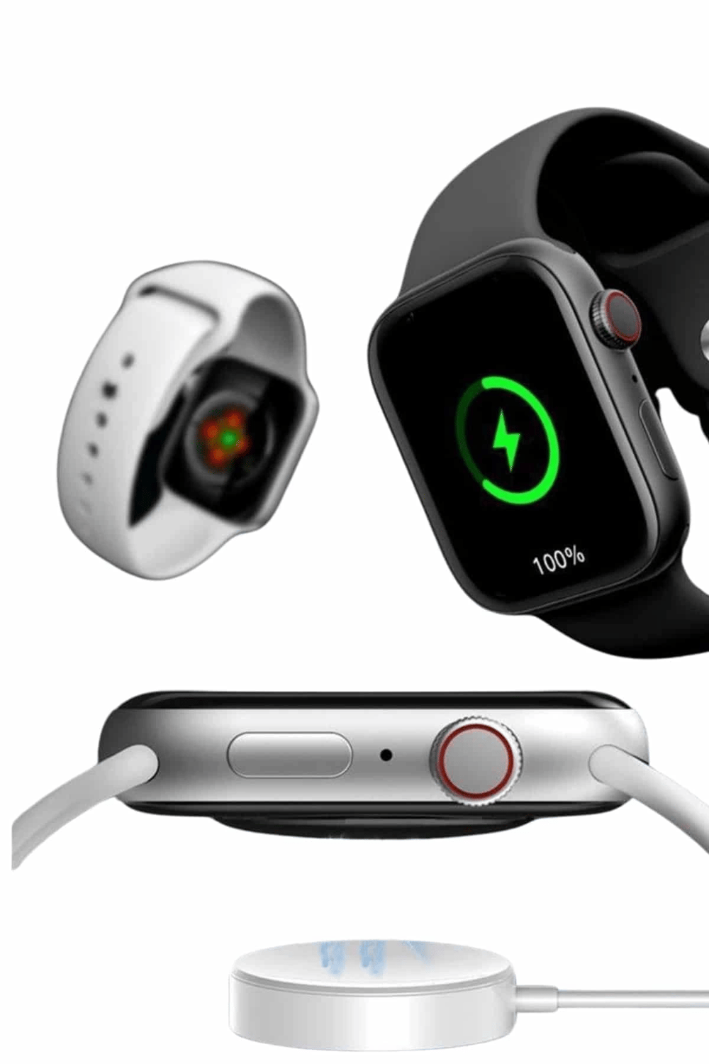 Yeni Model Akıllı Saat Dokunmatik Ekran Unisex Amoled Ekran 44 mm