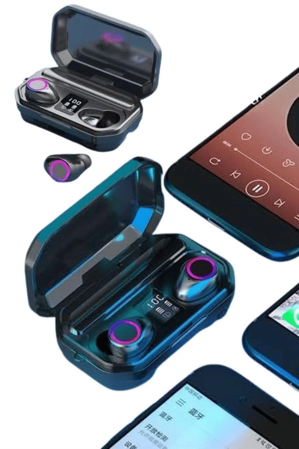 Yeni Nesil Bluetooth Kulaklık Uzun Pil Ömrü El Fenerli Dijital Şarj Göstergeli