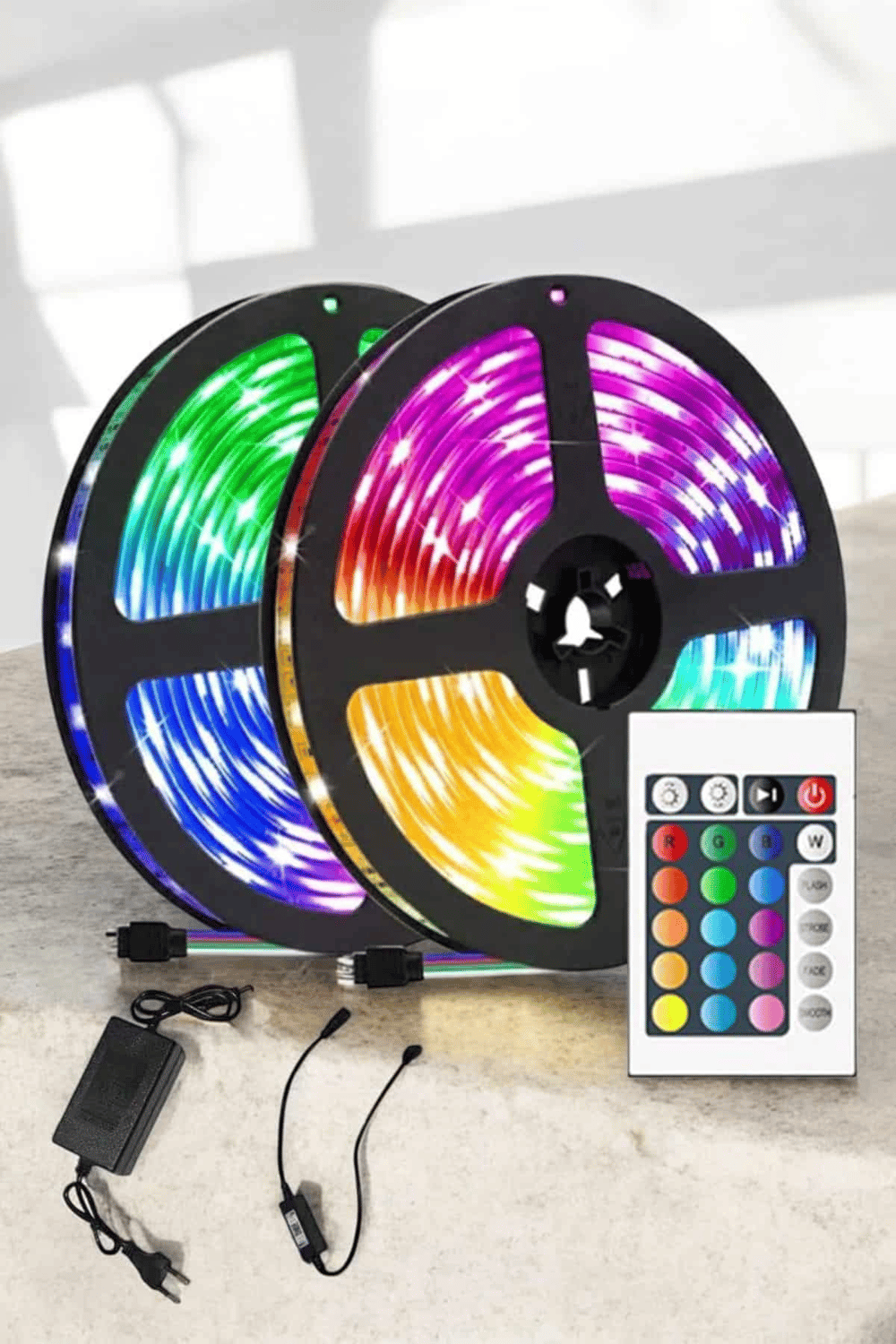 Yeni Nesil RGB Işıklı 10Metre Şerit LED Kumandalı Kullanım
