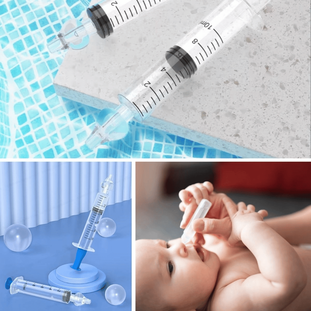 Yeniden Kullanılabilir, Manuel Burun Temizleyici 10ml Kapasiteli Burun Açıcı Şırınga Bx40