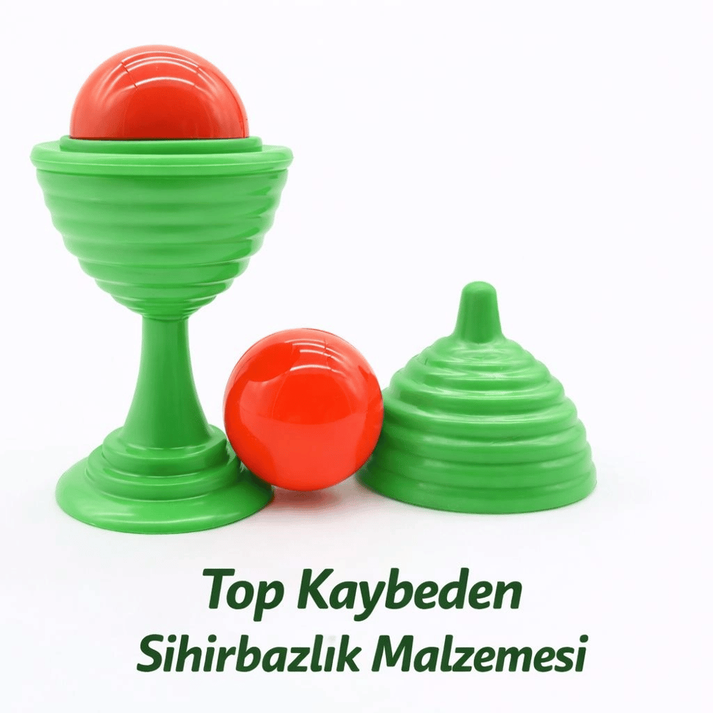 Yeşil Renk Sihirli Kupa Top Kaybetme Oyunu 7 Cm Bx40