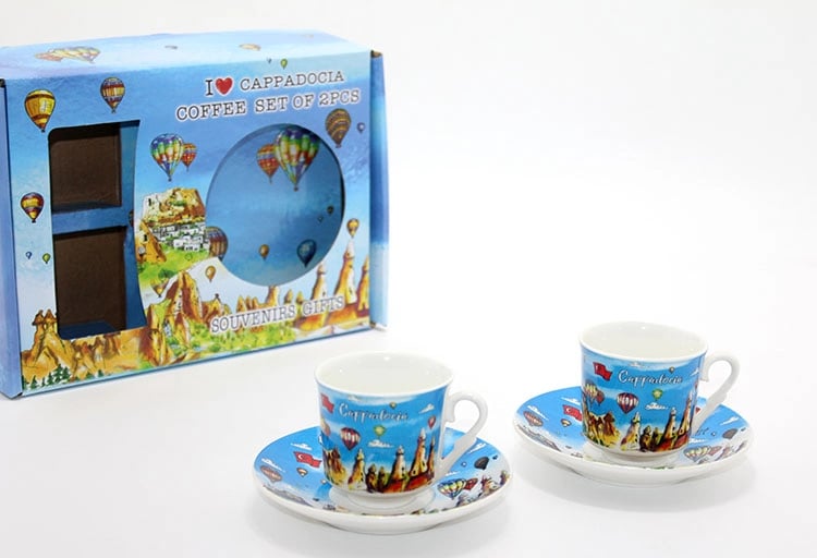 Yöresel İkili Fincan Seti Model 4