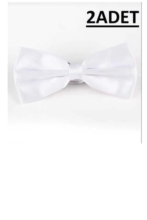 23 Nisan Unisex 2 Adet 2li Çocuk Saten Parlak Okul Gösteri Papyon 0-24