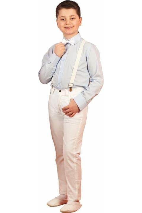 Erkek Çocuk Beli Ayarlı Pantolon