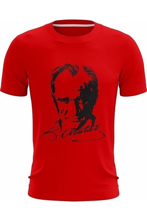 Unisex Mustafa Kemal Atatürk Baskılı T-shirt