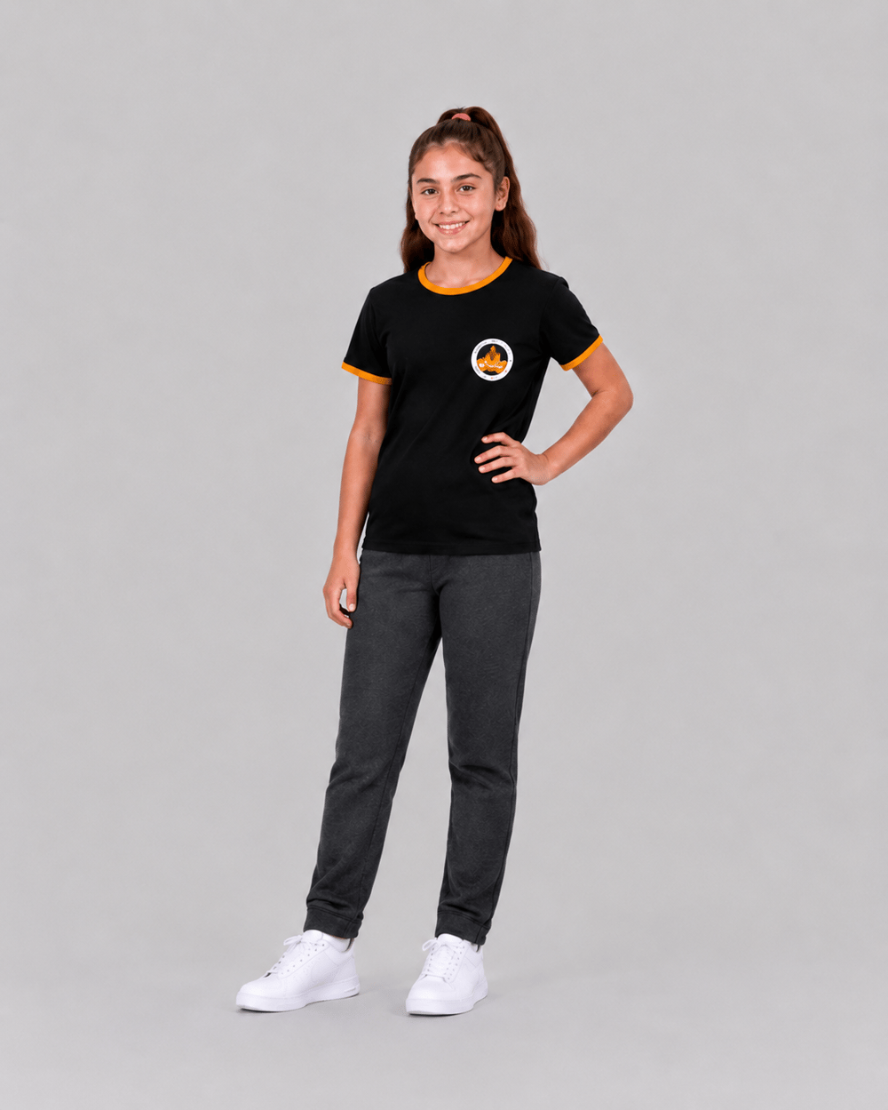 Çocuk Unisex Kısa Kollu 0 Yaka PiriPaşa OrtaOkul Tshirt