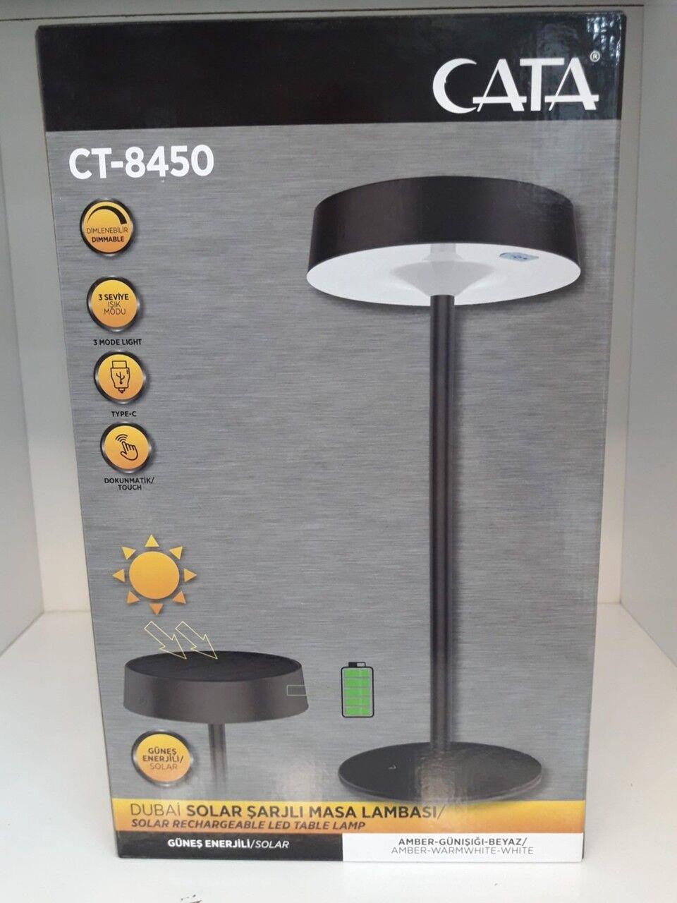 Cata Dubai Şarjlı Masa Lambası CT-8450