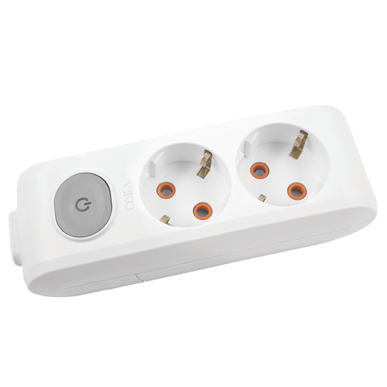 Viko Multi-Let İkili Grup Priz Anahtarlı Topraklı Klemensli Beyaz (Çocuk Korumalı) 90117200