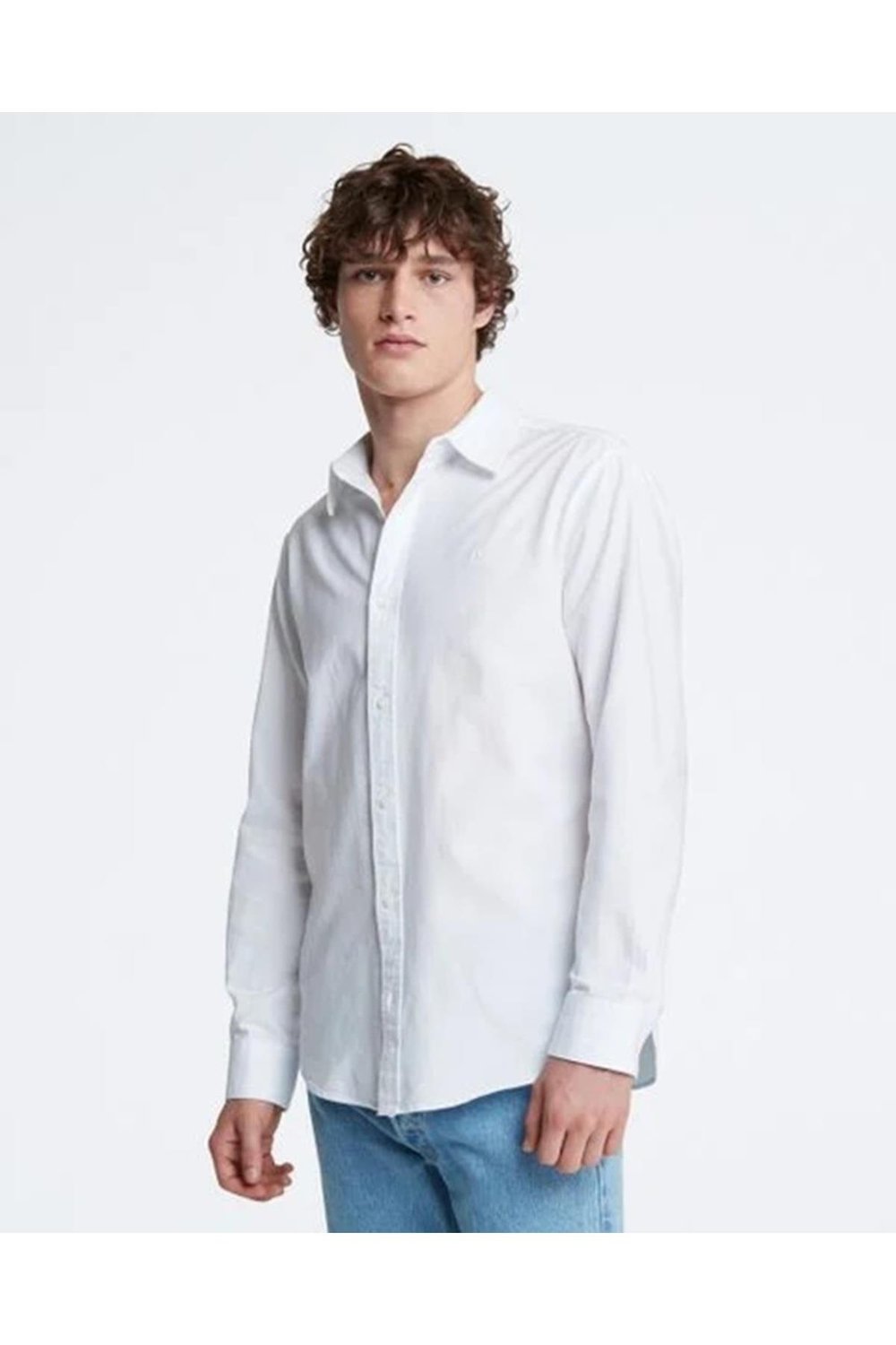 Erkek Oxford Gömlek Regular LS SOLID OXFORD CLASSIC SHIRT LZ04RC130G YAA