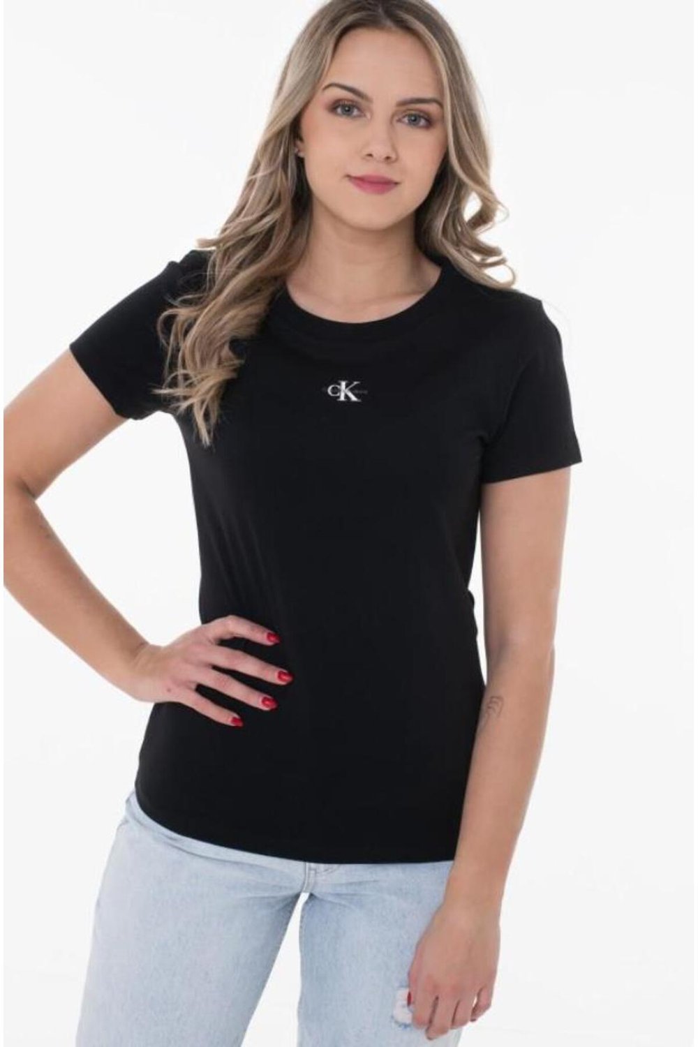 Monologo kadın slim tshirt