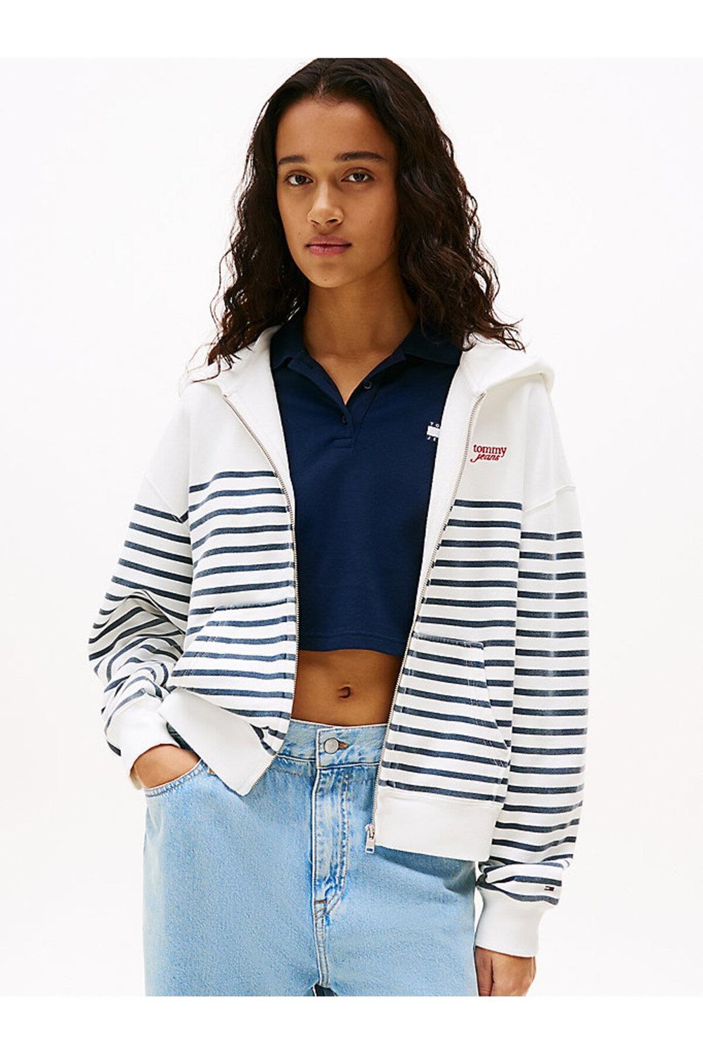 TJW BXY SCRIPT LOGO ZIP THRU