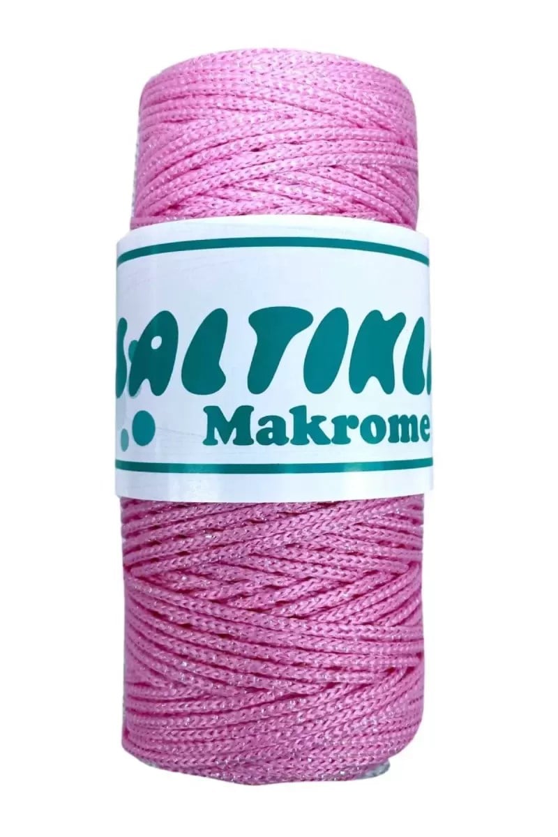 1 Adet Polyester Simli Makrome İpi SS-1545 - mudanis