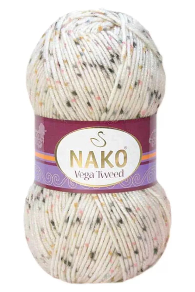 1 Adet Vega Tweed Premium Akrilik El Örgü İpi Yünü No: 31752 - mudanis