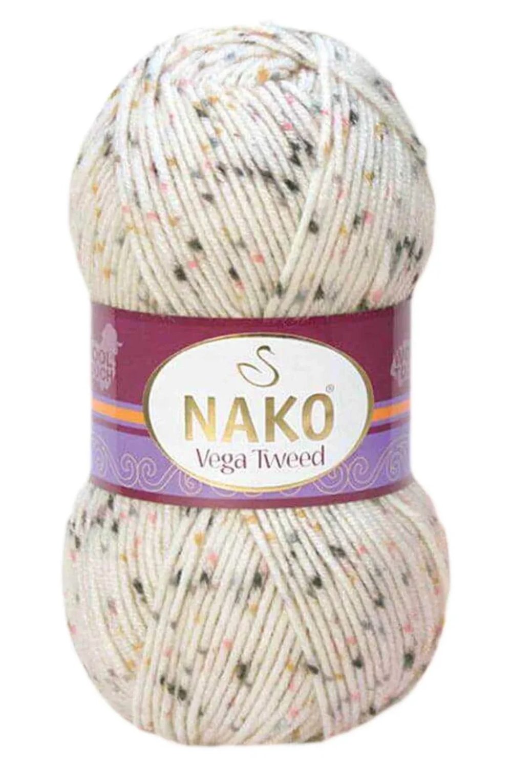 1 Adet Vega Tweed Premium Akrilik El Örgü İpi Yünü No: 31752