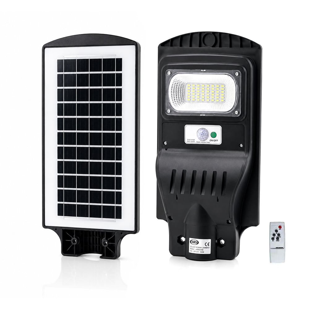 100W 6500K Solar Sensörlü Sokak Lambası