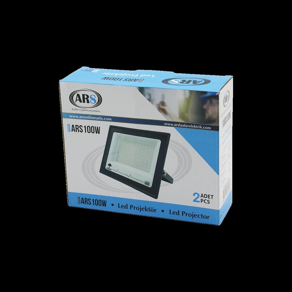 100W LED Projektör (2li) -