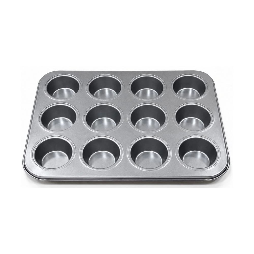 12'li Metal Muffin Kek Kalıbı