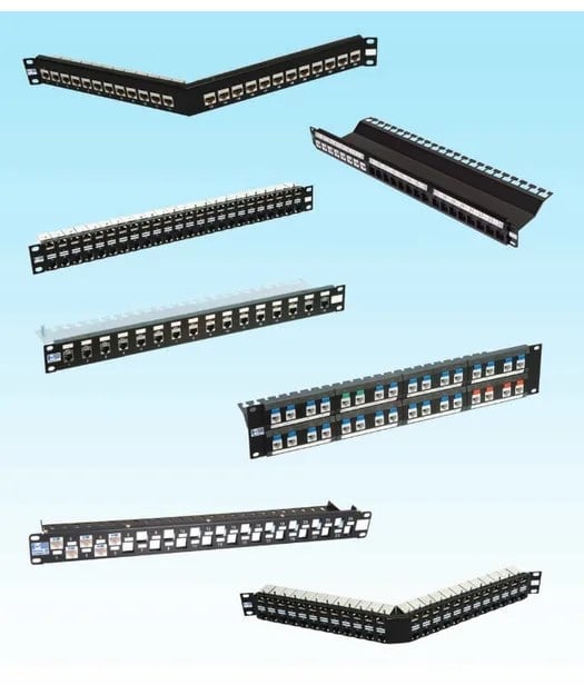 24 Port Keystone Jack UTP Panel Boş