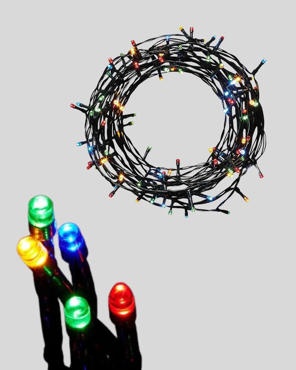 2x2 Metre Pil ile Çalışan Perde LED Işık – 8 Modlu Dekoratif