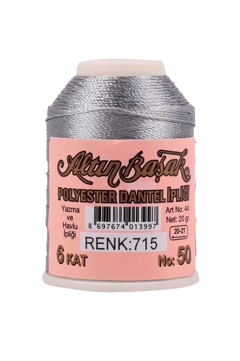 3 Adet Altınbaşak Oya ve Dantel İpi 20 gr - Royaleks - No: 239 - 329 - 715