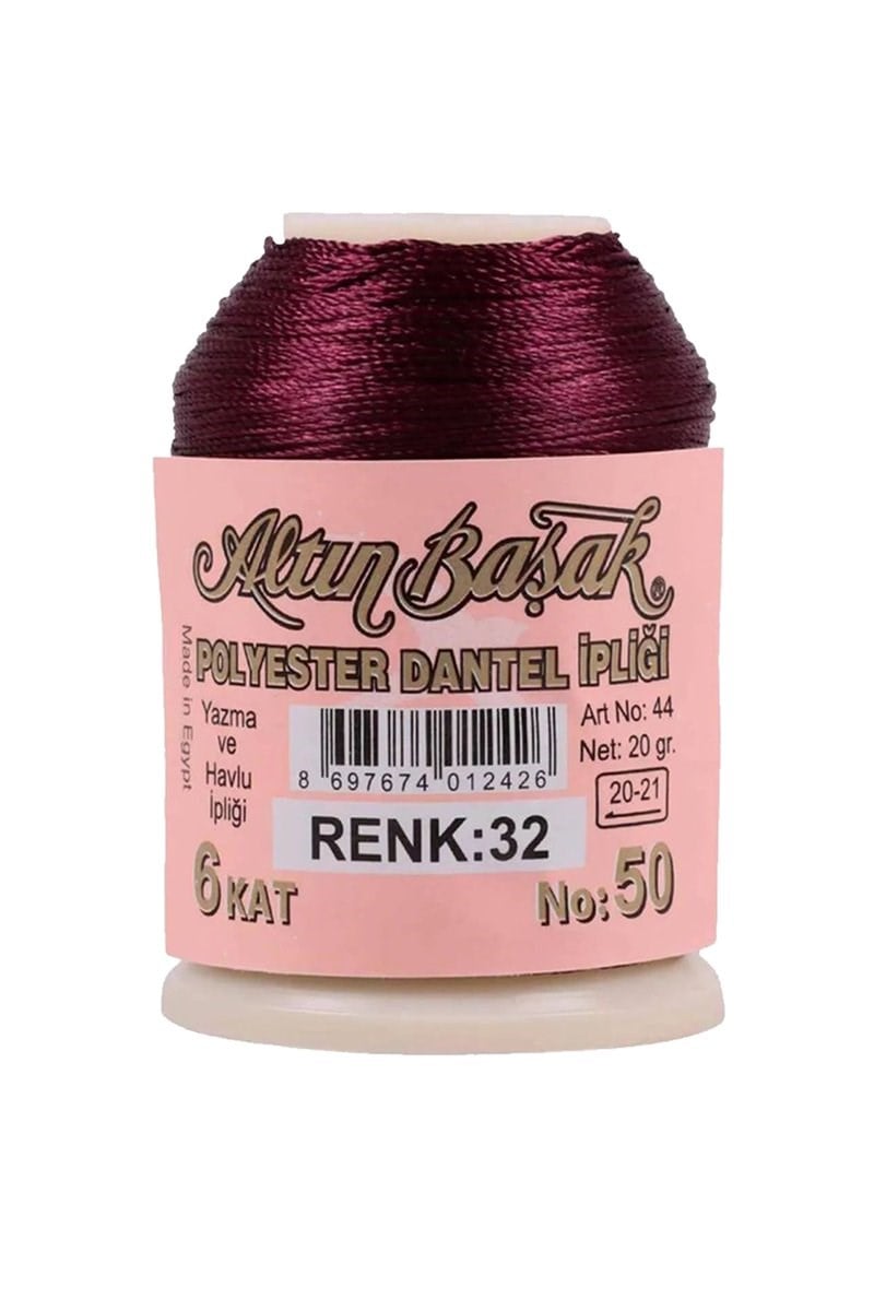 3 Adet Altınbaşak Oya ve Dantel İpi 20 gr - Royaleks - No: 413 - 032 - 291