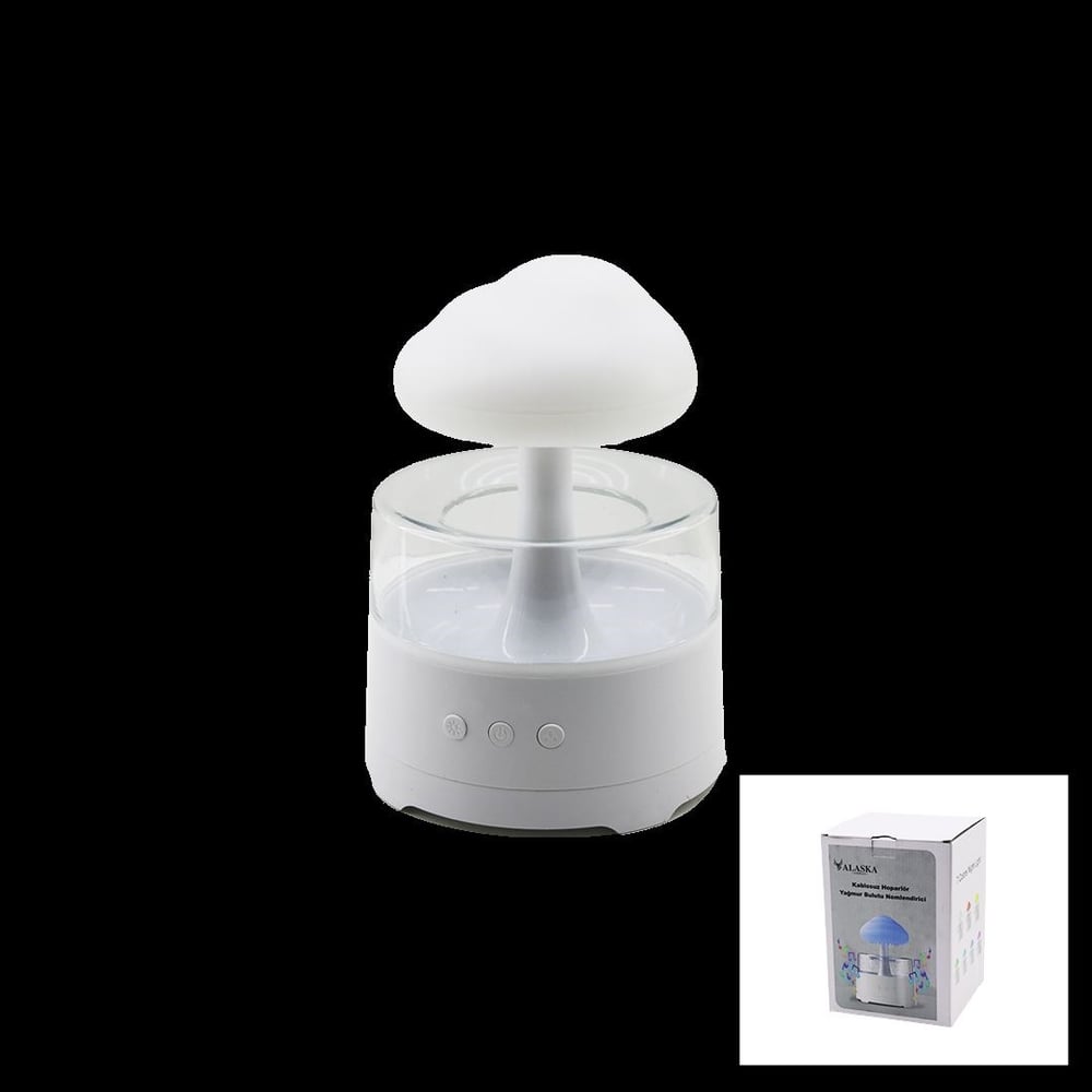 300ml USB Şarjlı Bluetooth Hoparlörlü Hava Nemlendirici - LED, Kumandalı