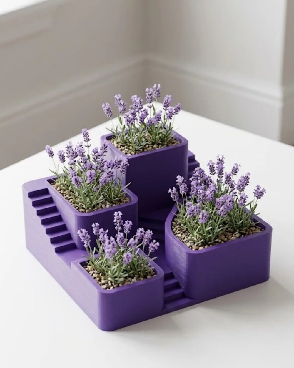 3D Kaktüs Saksısı Modern Çok Bölmeli Dekoratif Tasarım