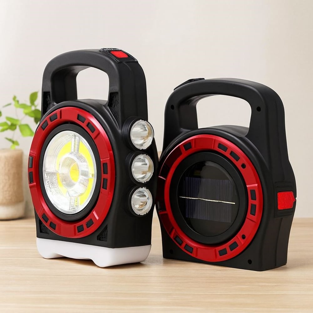 3IN1 Solar USB Şarjlı 20W El Feneri Powerbank