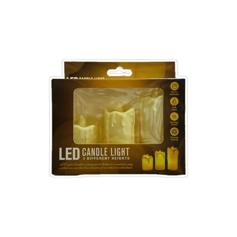 3'li Led Mum