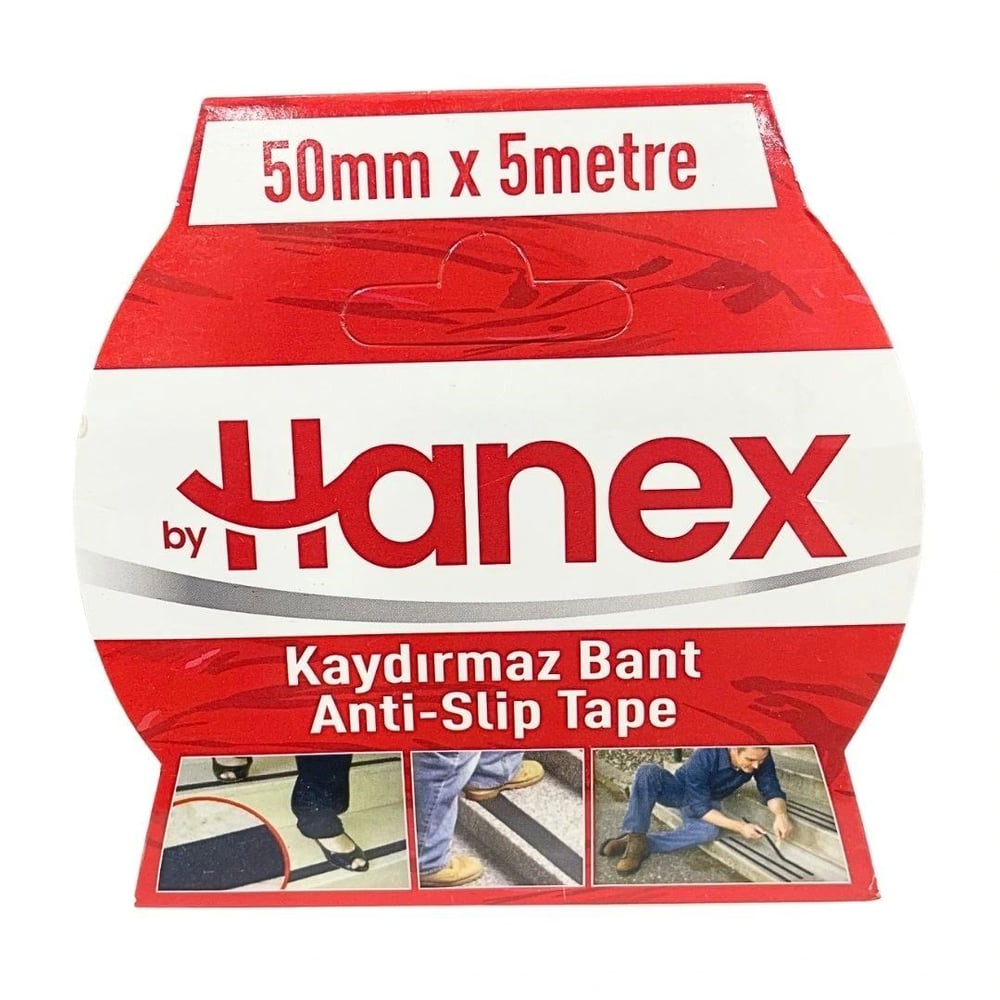 50 mm x 5 m Siyah Kaydırmaz Bant