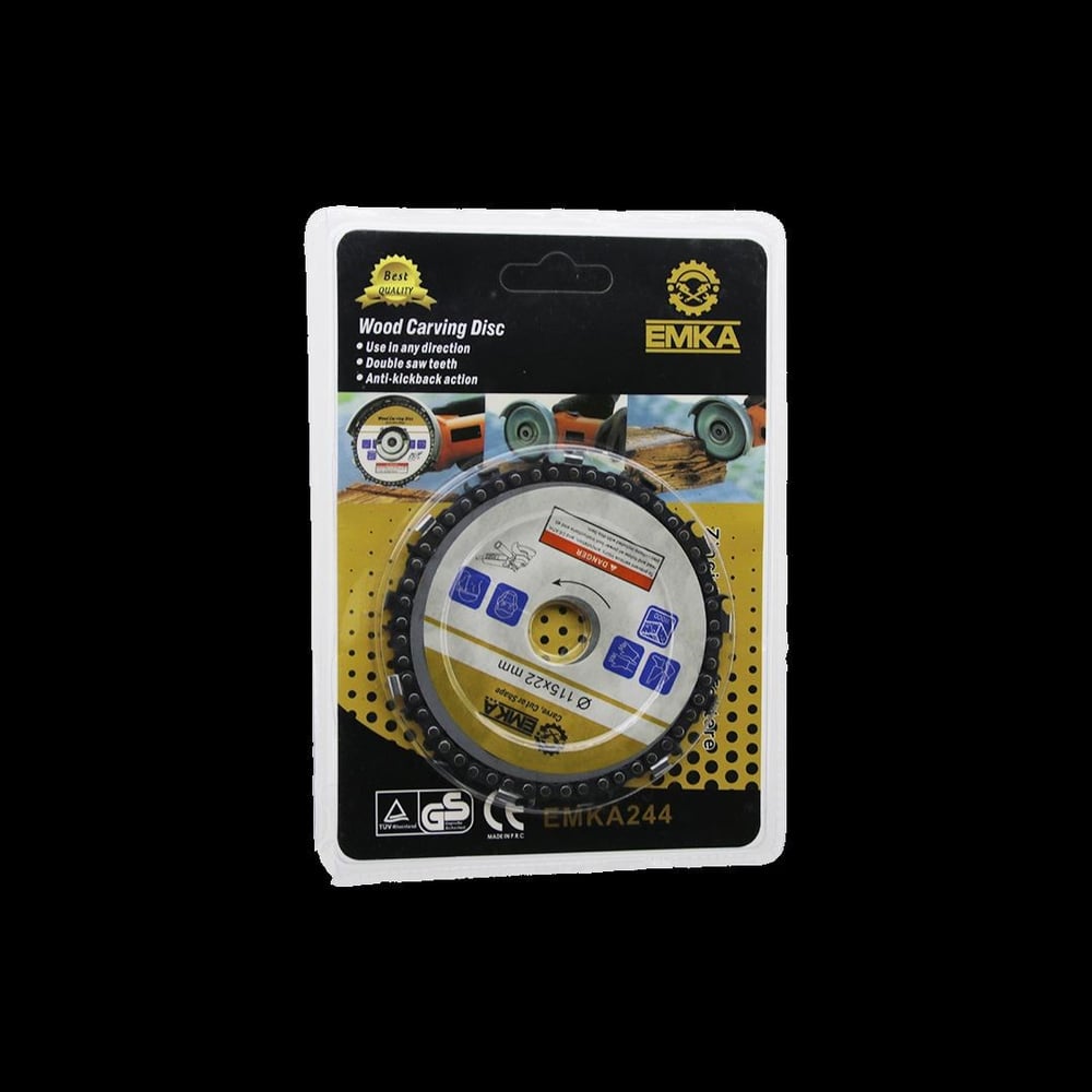 Ahşap Oyma Testere Diski 115x22 mm (Zincirli)