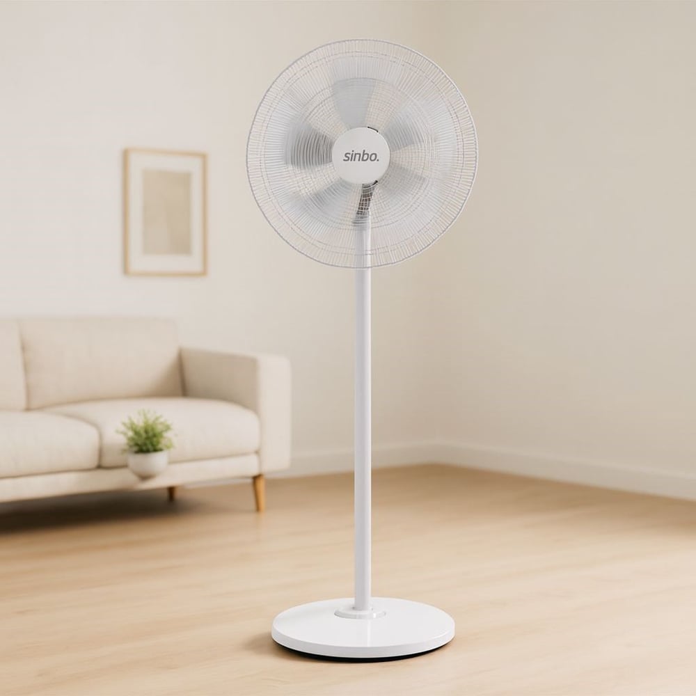 Ayaklı vantilatör 5 kanat 18 (yaklaşık 45 cm) Sessiz 3 Kademe 140 cm