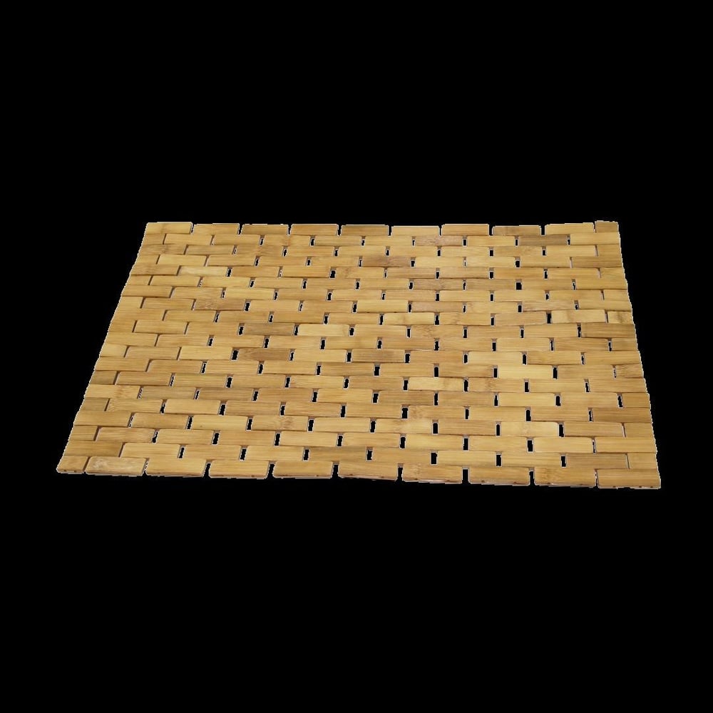 Bambu Ahşap Kaymaz Banyo Paspası 42x62 cm