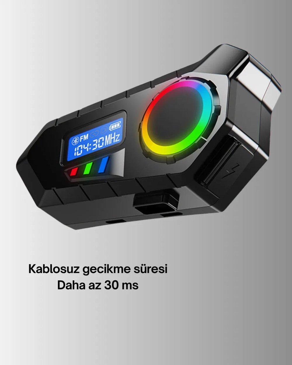Bluetooth 5.4 Kablosuz Hoparlör IP65 Su Geçirmez ve 40 Saat Uzun Pil Ömürlü