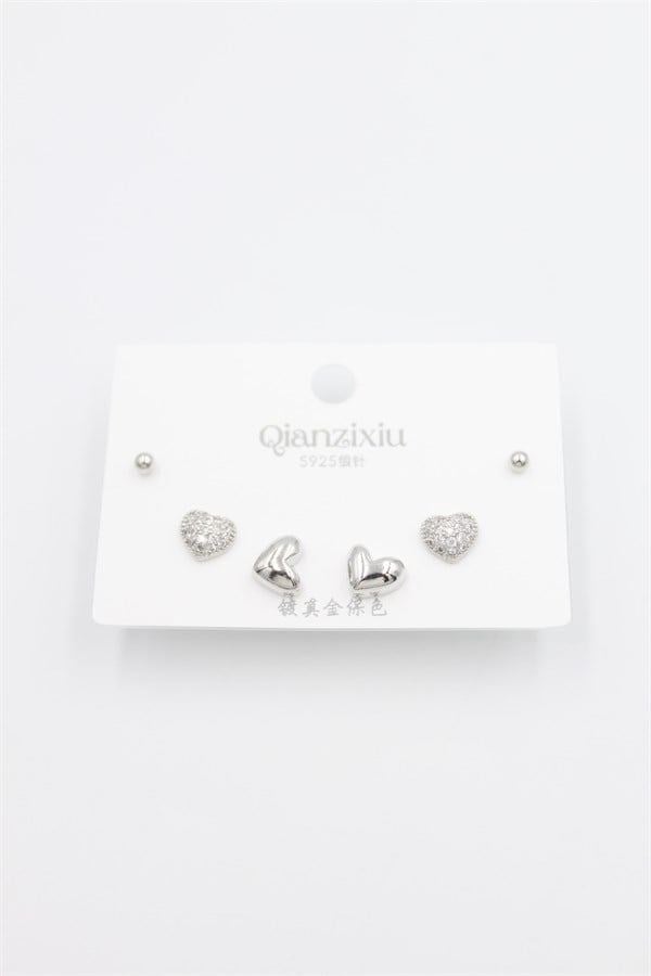 Çoklu Set Küpe - Gümüş