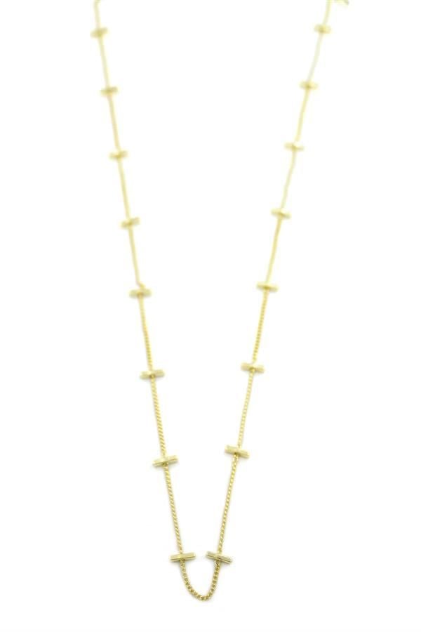 Çubuk Kolye - 45cm - Altın
