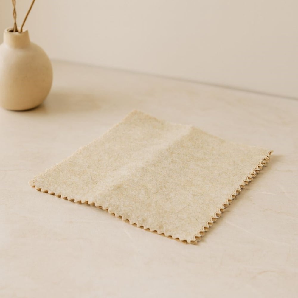 Doğal Kabak Lifi Temizlik Bezi 3'lü 25x25 cm