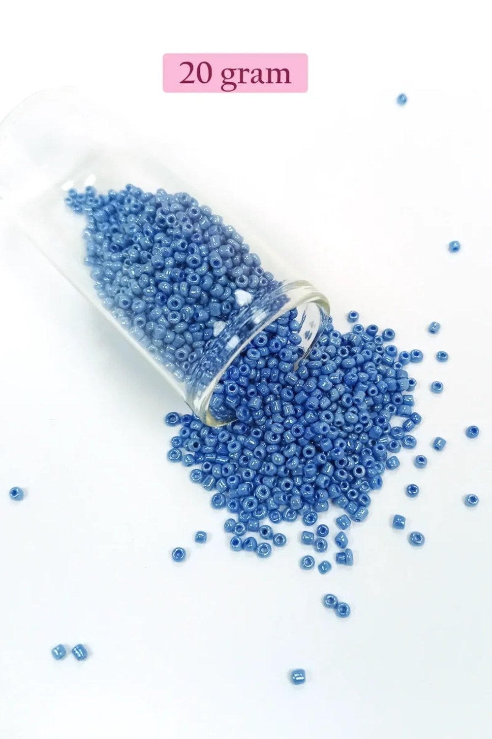 Dökme Cam Kum Boncuk (11/0) 2 mm - 4 Renk - Toplam 80 Gram -  BNC401