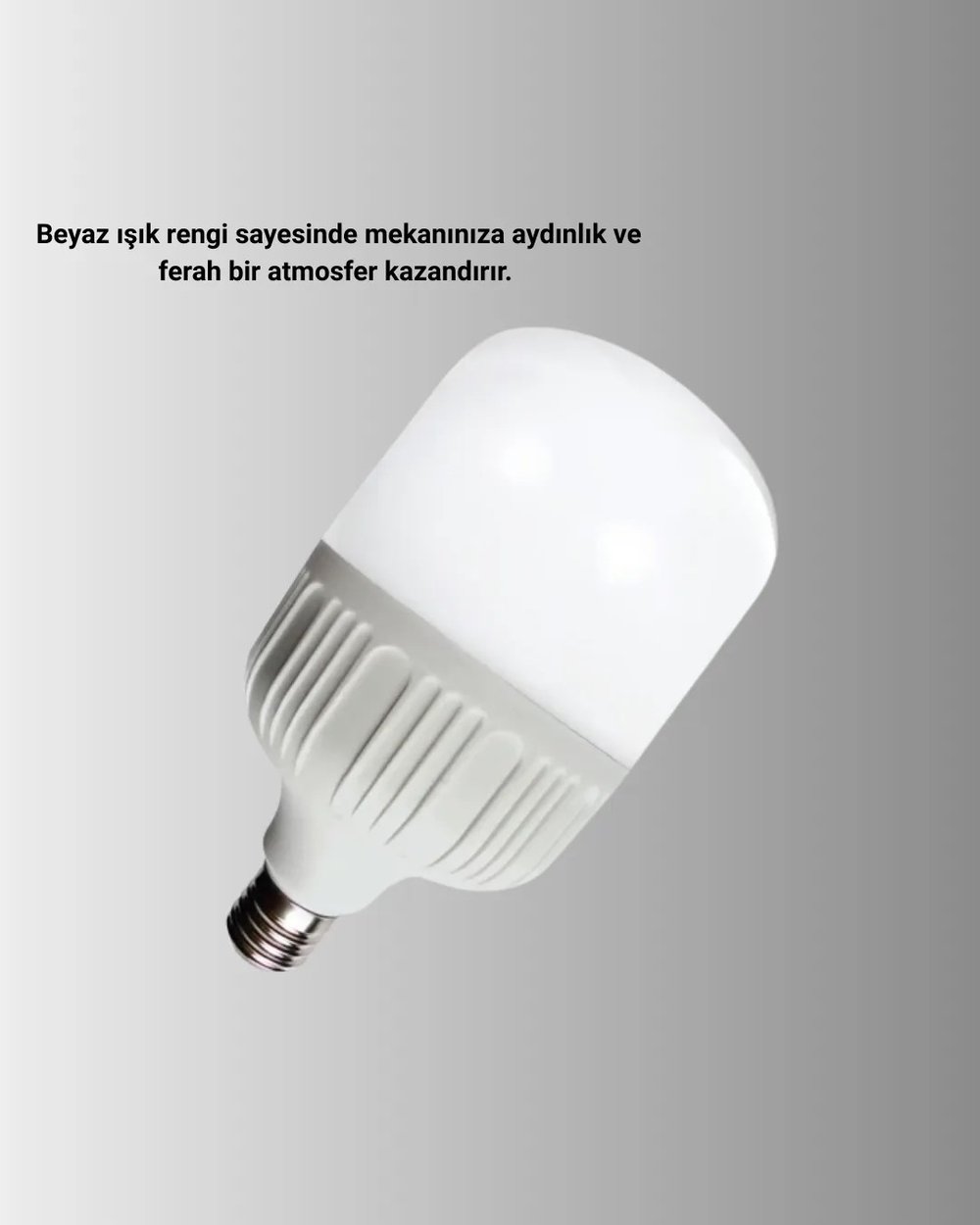Elektrik Kesintileri İçin Şarjlı LED Ampul 30W E27 Beyaz Işık