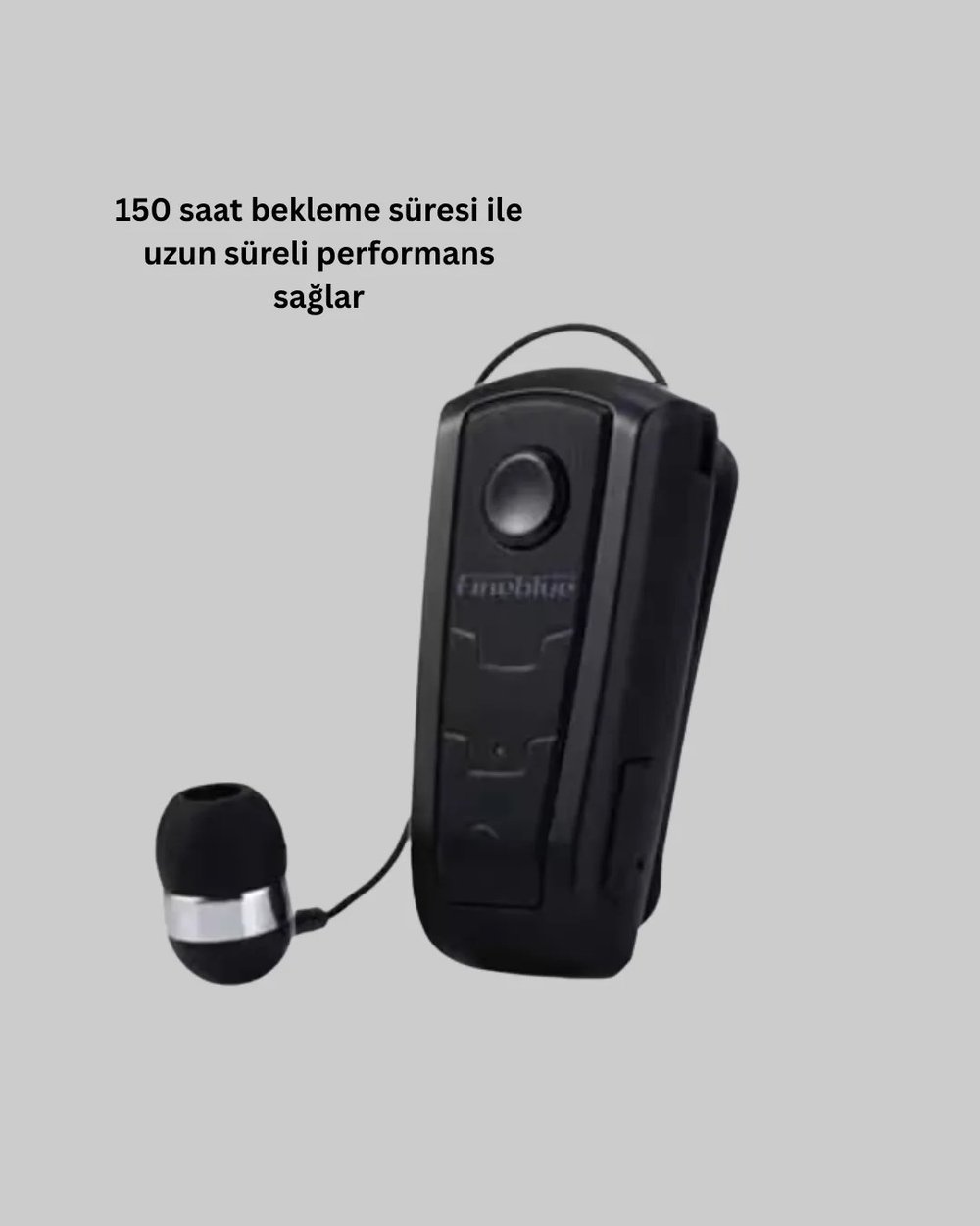 Ergonomik Bluetooth Kulaklık – 8 Saat Konuşma, Gürültü Azaltıcı Mikrofon