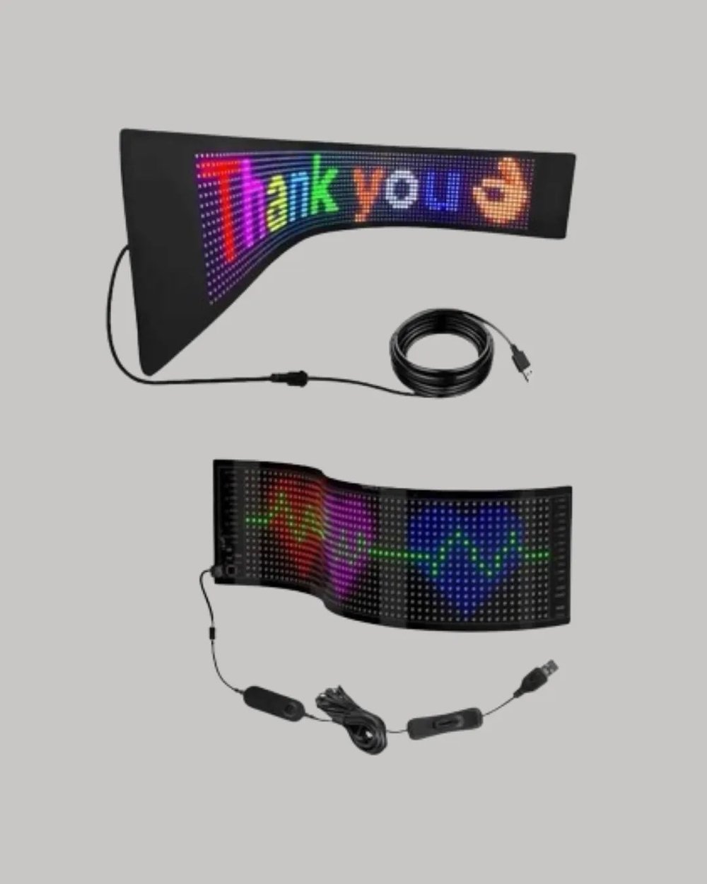 Gece Kullanıma Uygun Pixel RGB LED Panel Estetik Atmosfer Işığı